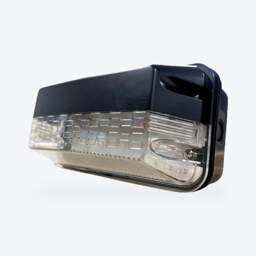 Anti-glare eyelid shade for LED bulkhead