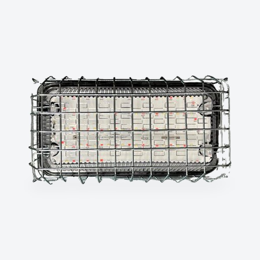 Security cage / grille for LED bulkhead