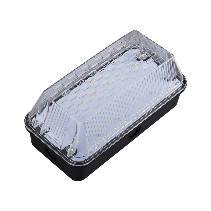 Switchable red/clear LED bulkhead, 10W, 110 to 240V