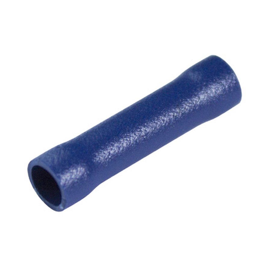Pre-insulated butt connector, blue, 1.5-2.5mm²