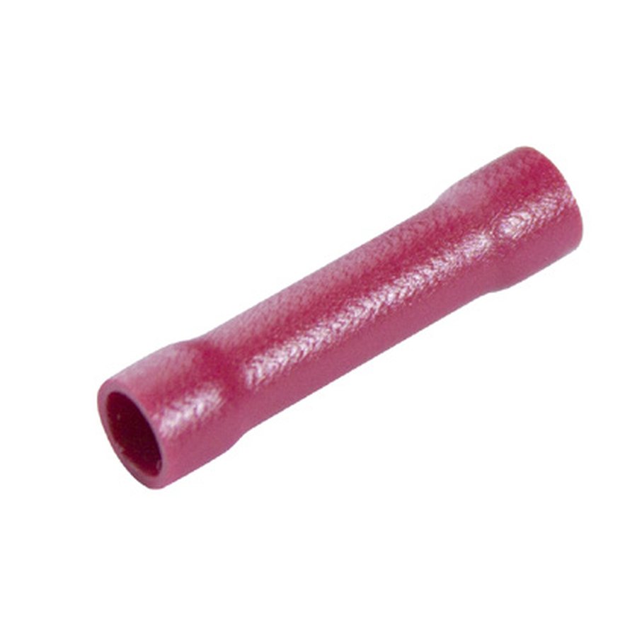 Pre-insulated butt connector, red, 0.5-1.5mm²