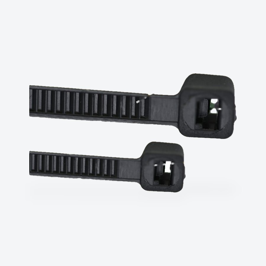 Base Electrics nylon cable ties, black, 2.5 x 100mm