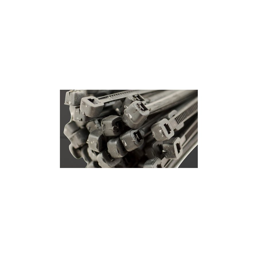 Base Electrics nylon cable ties, natural, 2.5 x 100mm