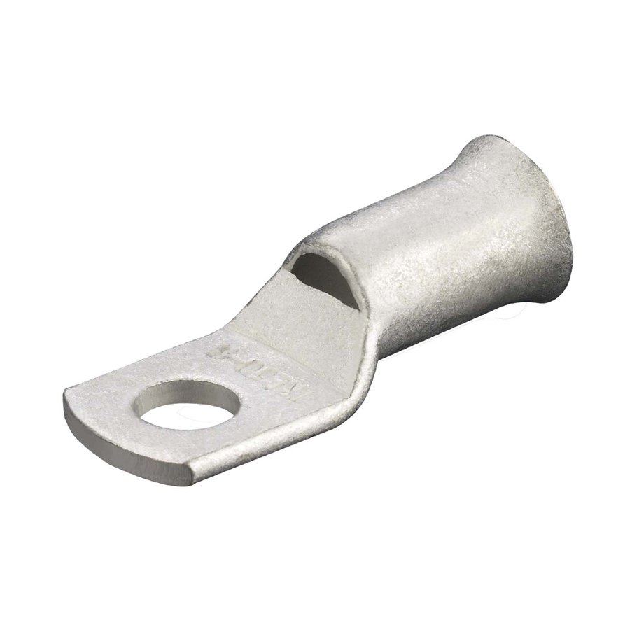 Copper tube cable lug, 6mm², M6 stud