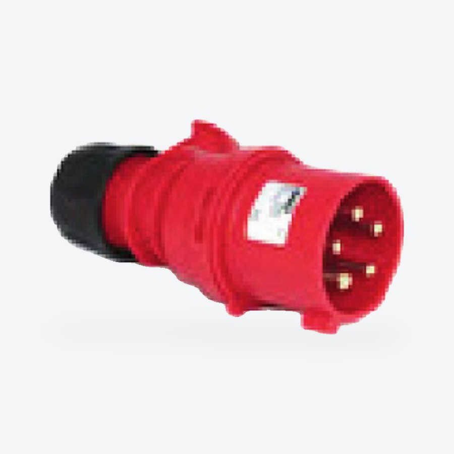 415V 16A 4-pin plug, IP44