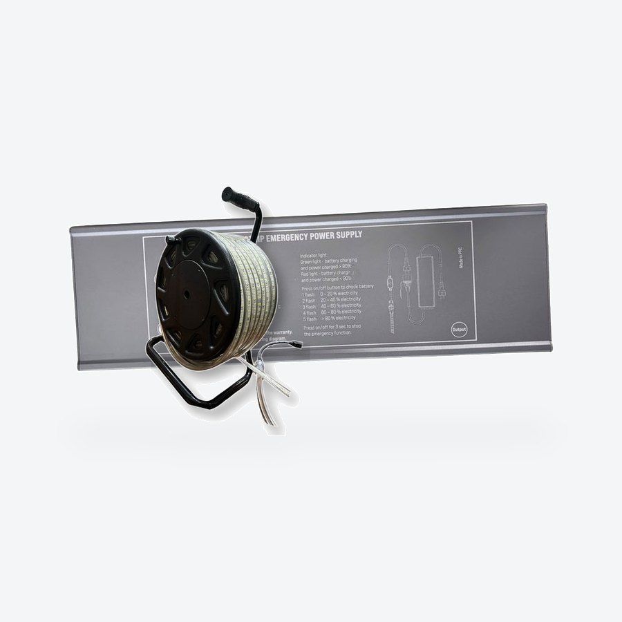 Rope light emergency battery pack