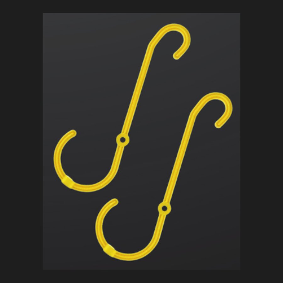 Skyhook cable hanger, yellow