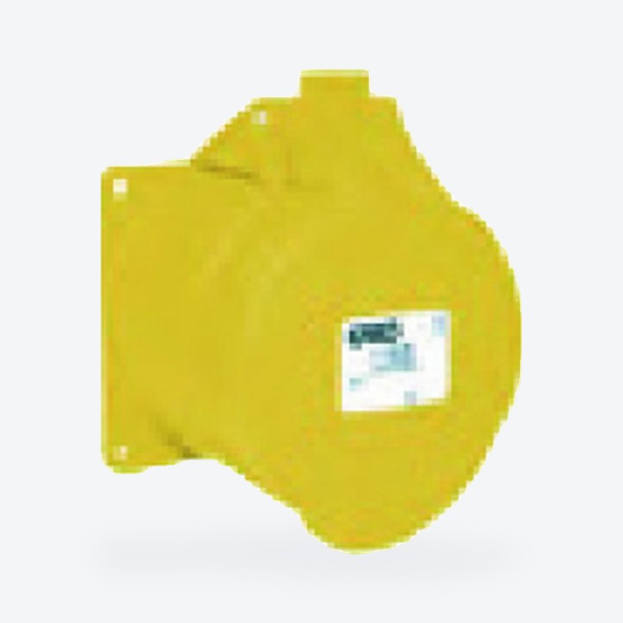 110V 16A 3-pin panel socket, IP44