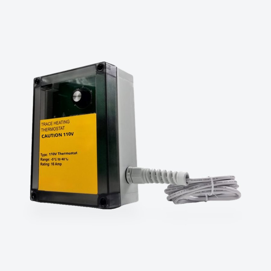 Trace heating thermostat, 110V, 16A
